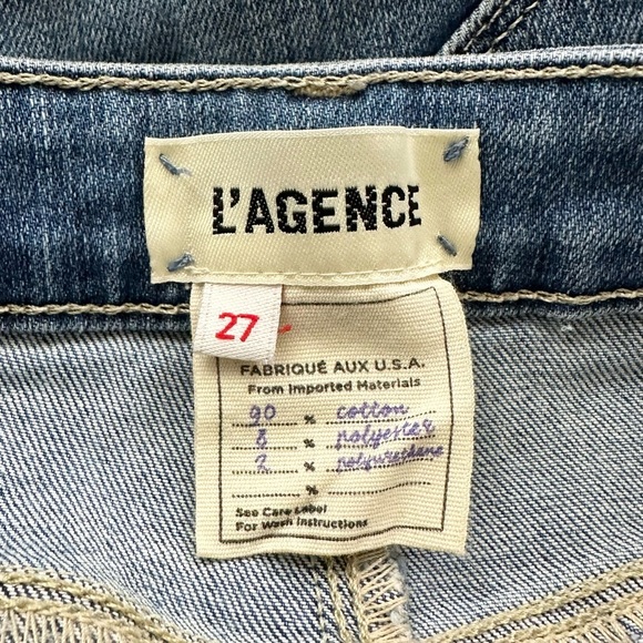 L’Agence Margot High Rise Skinny Jeans in Syracuse - Picture 6 of 9